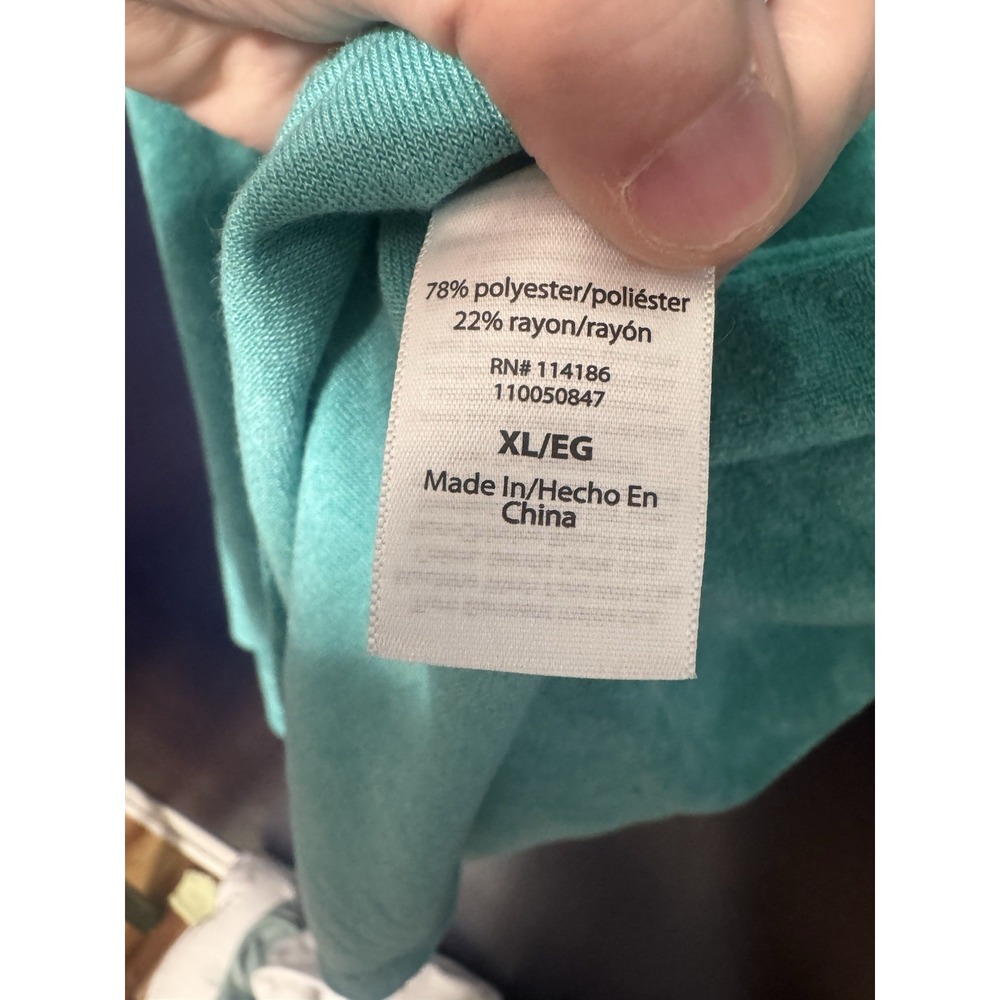 Juicy Couture Dress Womens XL Coastal Teal Strapless Smocked Ruffle Coverup - Picture 6 of 9
